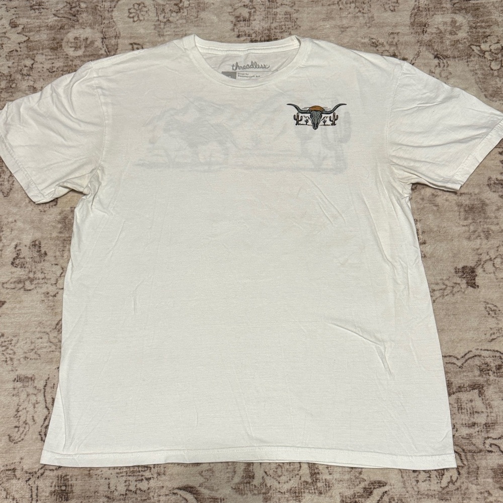 Threadless White Bull Graphic Tee